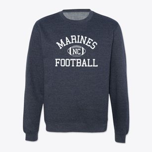 Marines North Carolina Football Crewneck Sweatshirt