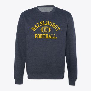 Hazelhurst Illinois Football Crewneck Sweatshirt