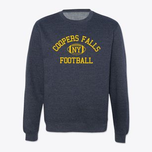 Coopers Falls New York Football Crewneck Sweatshirt