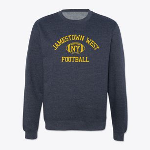 Jamestown West New York Football Crewneck Sweatshirt
