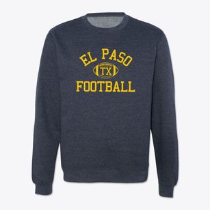 El Paso Texas Football Crewneck Sweatshirt