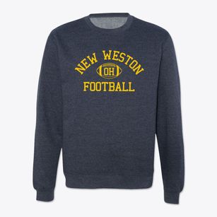 New Weston Ohio Football Crewneck Sweatshirt