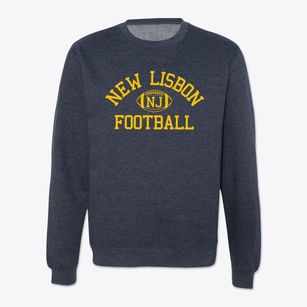 New Lisbon New Jersey Football Crewneck Sweatshirt