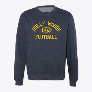 Holly Woods Massachusetts Football Crewneck Sweatshirt