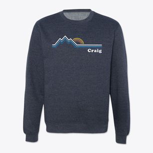 Craig Kansas Mountain View Crewneck Sweatshirt