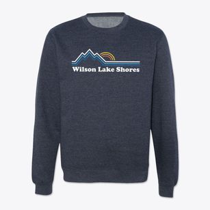 Wilson Lake Shores Alabama Mountain View Crewneck Sweatshirt