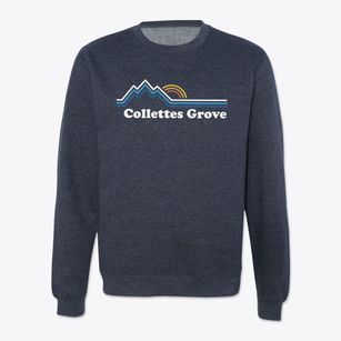 Collettes Grove New Hampshire Mountain View Crewneck Sweatshirt