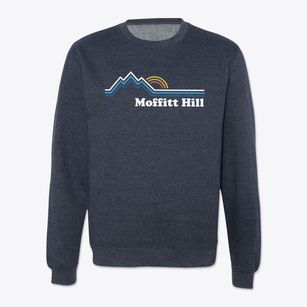 Moffitt Hill North Carolina Mountain View Crewneck Sweatshirt