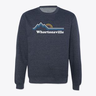 Whortonsville North Carolina Mountain View Crewneck Sweatshirt
