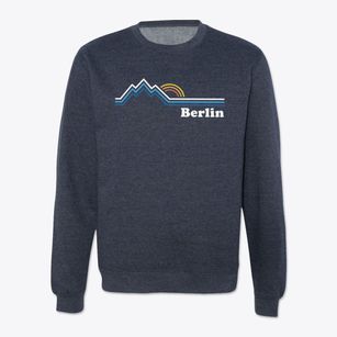 Berlin Oregon Mountain View Crewneck Sweatshirt