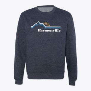 Harmonville Pennsylvania Mountain View Crewneck Sweatshirt
