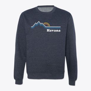 Havana Oregon Mountain View Crewneck Sweatshirt