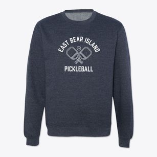 East Bear Island New Hampshire Pickleball Crewneck Sweatshirt