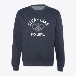 Clear Lake Oklahoma Pickleball Crewneck Sweatshirt