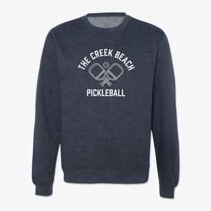 The Creek Beach New York Pickleball Crewneck Sweatshirt