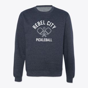 Rebel City North Carolina Pickleball Crewneck Sweatshirt
