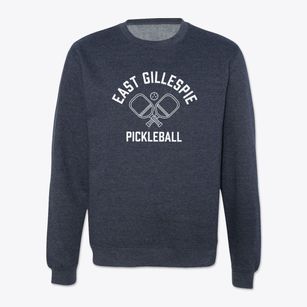 East Gillespie Illinois Pickleball Crewneck Sweatshirt