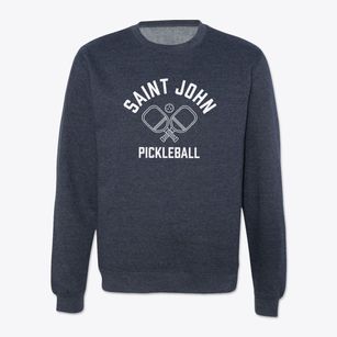 Saint John Virgin Islands Pickleball Crewneck Sweatshirt
