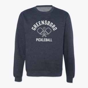 Greensboro North Carolina Pickleball Crewneck Sweatshirt