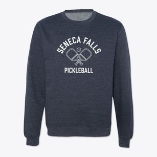 Seneca Falls New York Pickleball Crewneck Sweatshirt