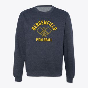 Bergenfield New Jersey Pickleball Crewneck Sweatshirt