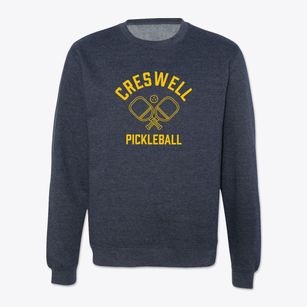 Creswell North Carolina Pickleball Crewneck Sweatshirt