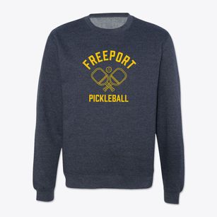 Freeport Kansas Pickleball Crewneck Sweatshirt