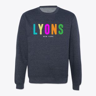 Lyons New York Color Pop Crewneck Sweatshirt