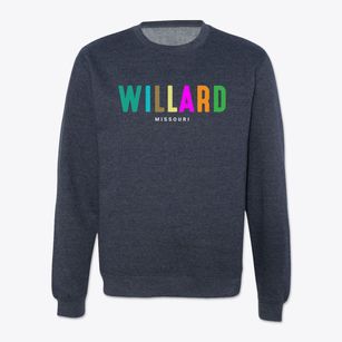 Willard Missouri Color Pop Crewneck Sweatshirt