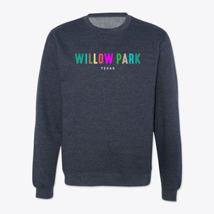 Willow Park Texas Color Pop Crewneck Sweatshirt