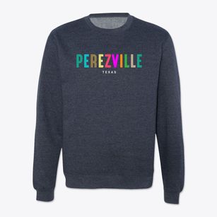 Perezville Texas Color Pop Crewneck Sweatshirt