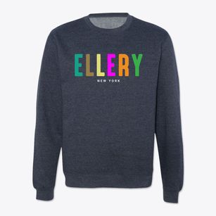 Ellery New York Color Pop Crewneck Sweatshirt