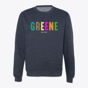 Greene Maine Color Pop Crewneck Sweatshirt