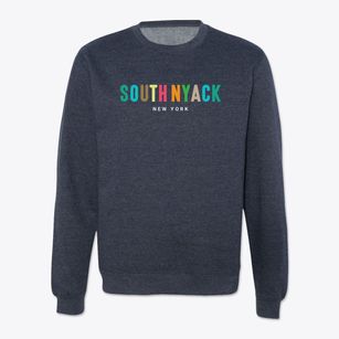 South Nyack New York Color Pop Crewneck Sweatshirt