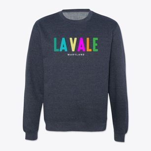 La Vale Maryland Color Pop Crewneck Sweatshirt