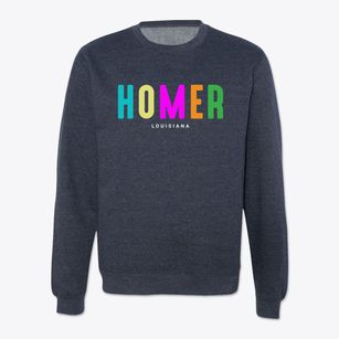 Homer Louisiana Color Pop Crewneck Sweatshirt