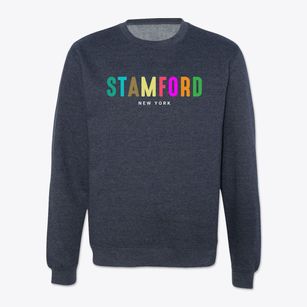 Stamford New York Color Pop Crewneck Sweatshirt