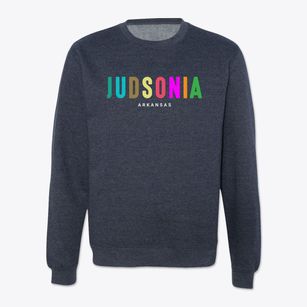 Judsonia Arkansas Color Pop Crewneck Sweatshirt
