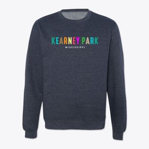 Kearney Park Mississippi Color Pop Crewneck Sweatshirt