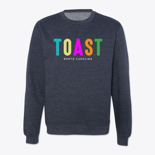 Toast North Carolina Color Pop Crewneck Sweatshirt