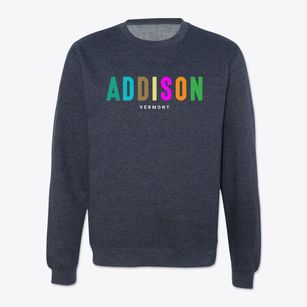 Addison Vermont Color Pop Crewneck Sweatshirt