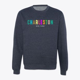 Charleston New York Color Pop Crewneck Sweatshirt