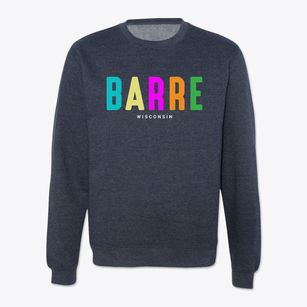 Barre Wisconsin Color Pop Crewneck Sweatshirt