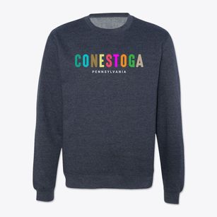 Conestoga Pennsylvania Color Pop Crewneck Sweatshirt