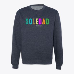 Soledad California Color Pop Crewneck Sweatshirt