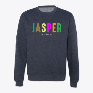 Jasper Missouri Color Pop Crewneck Sweatshirt