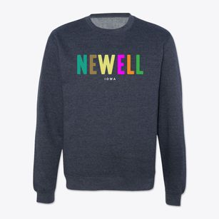 Newell Iowa Color Pop Crewneck Sweatshirt