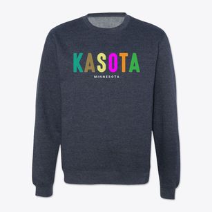 Kasota Minnesota Color Pop Crewneck Sweatshirt