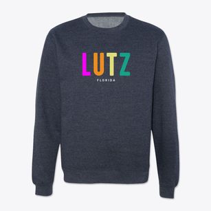 Lutz Florida Color Pop Crewneck Sweatshirt