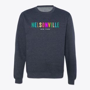Nelsonville New York Color Pop Crewneck Sweatshirt